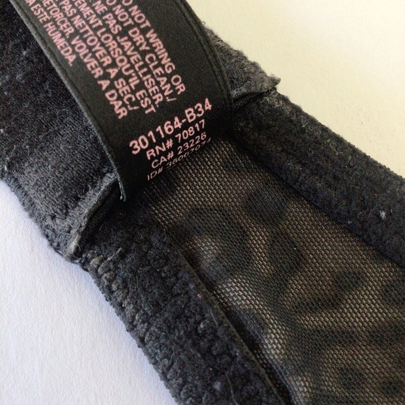 VICTORIAS SECRET VERY SEXY LEOPARD AND LACE BALCONET BRA SIZE 36C - Picture 9 of 13